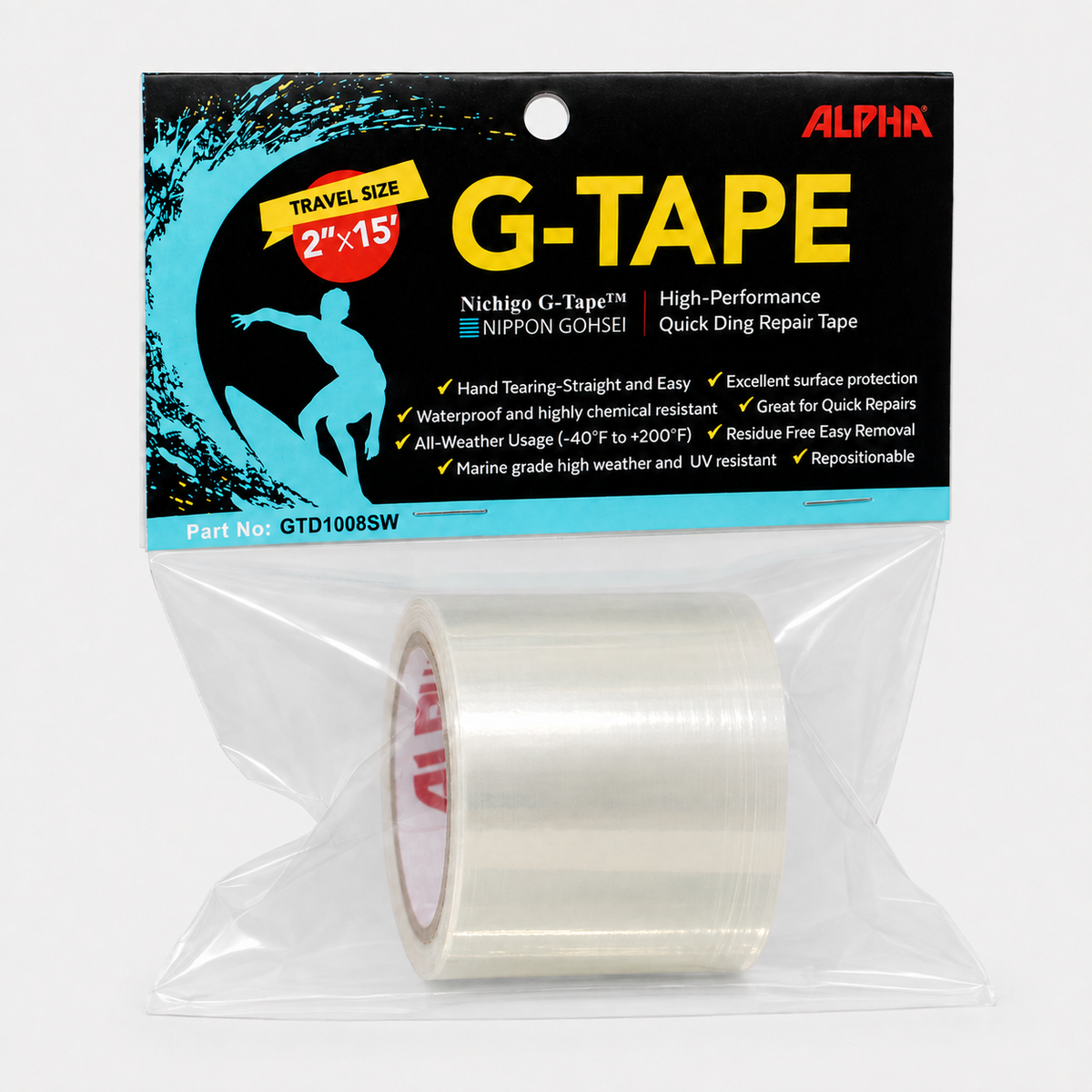 סרט הדבקה לתיקונים Clear Ding Tape