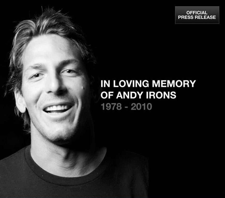 אנדי איירונס זכרו לברכה. לא נשכח אותך!!!