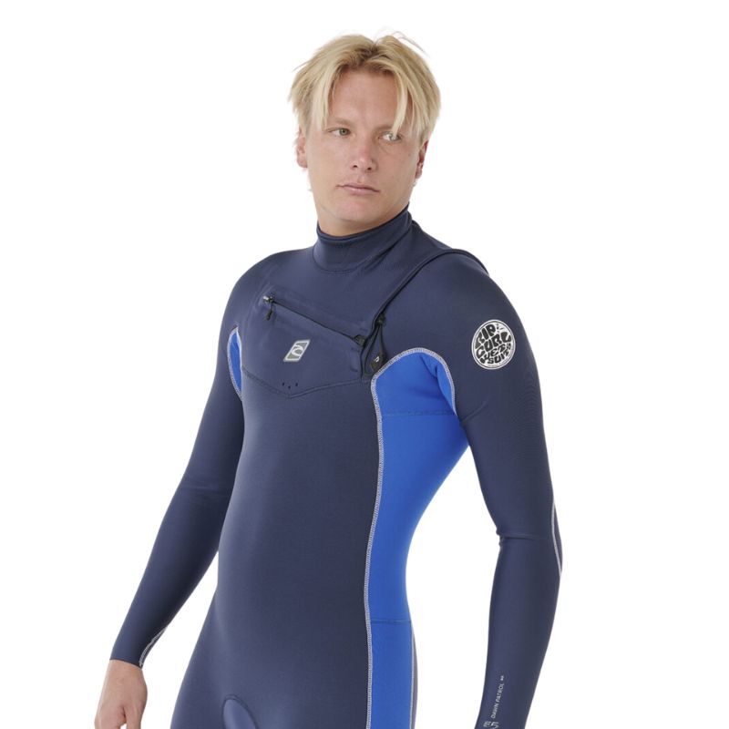 RIP CURL - Mens Dawn Patrol 4/3 Chest Zip Wetsuit