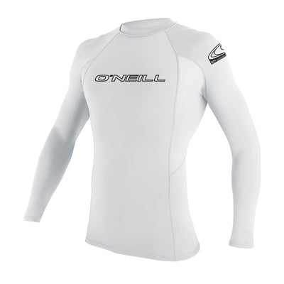 לייקרה שרוול ארוך של חברת Oneill מסדרת Basic. סדרת Basic בנויה מ-6OZ Nylon/Spandex עם 4-Way Stretch היא גמישה מאד ויושבת על הגוף כמו שכבת עור נוספת. הלייקרה מודבקת ותפורה בצורה מאד מינימלית ללא תפרים באזור הבית שחי למניעת שפשפות. עם מקדם הגנה +50 UV הלייקרה מספקת הגנה מעולה מפני השמש מבלי לפגוע ביכולת תנועה וסטייל . מעולה לקיץ הישראלי, טיולים לחול ולהגנה נגד מזודות 