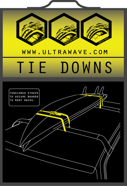 רצועות קשירה איכותיות לגג של חברת Ultrawave. אורך: 3.65 מטר